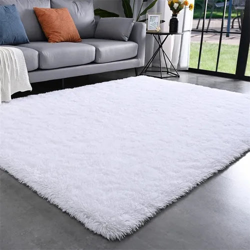 Tapete Alfombra Peluda Tapete Peluche 200x150 Cm Economicas