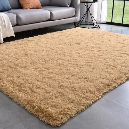 Tapete Alfombra Peluda Tapete Peluche 200x150 Cm Economicas