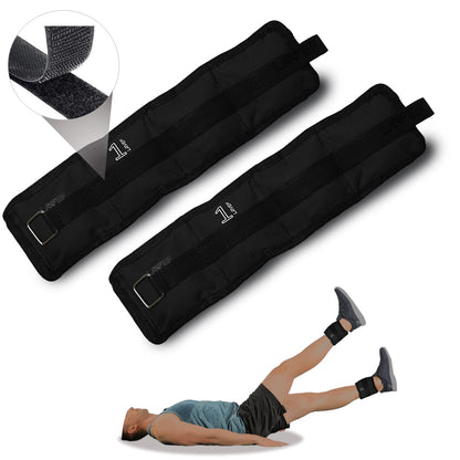 Pesas Tobilleras Kit 2 Pesas 1k (2 Libras) Deporte-fitness