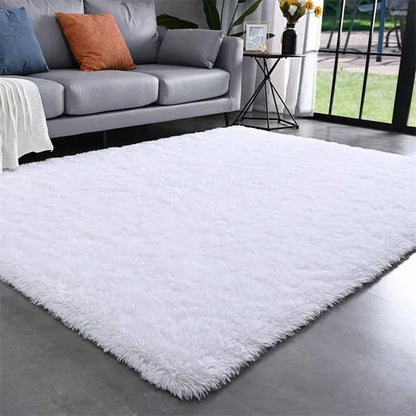 Tapete Alfombra Peluda Tapete Peluche 200x150 Cm Economicas