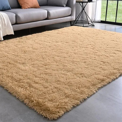 Tapete Alfombra Peluda Tapete Peluche 200x150 Cm Economicas