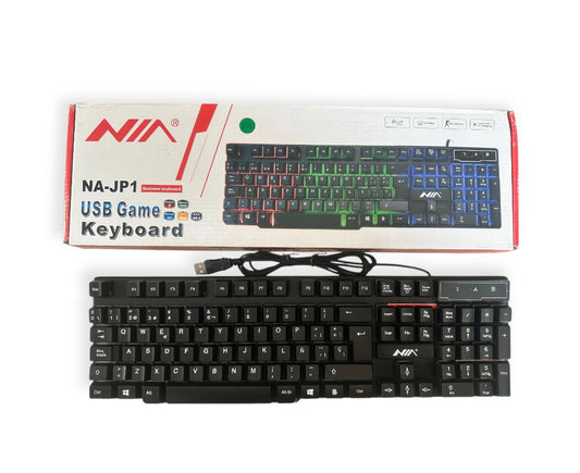 TECLADO GAMER NIA RETROILUMINADO